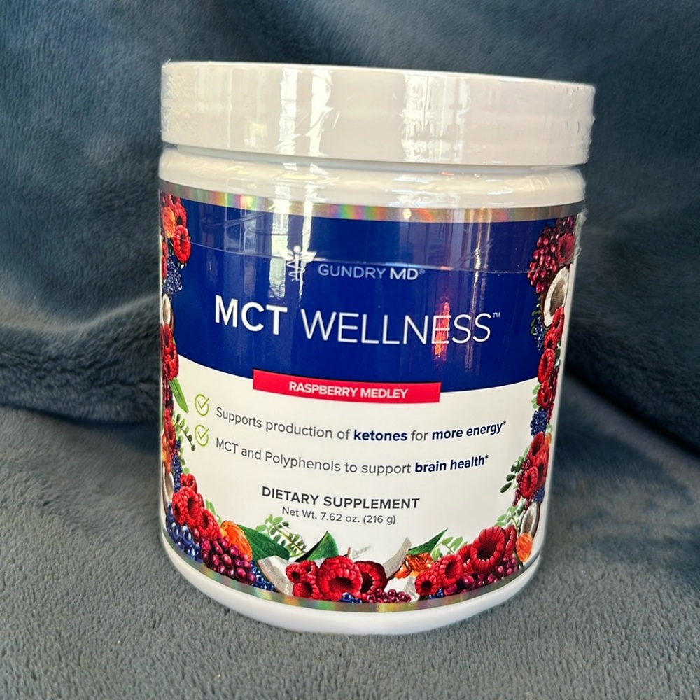 Gundry MD MCT Wellness Powder Raspberry Medley NEW IN SEALED C…